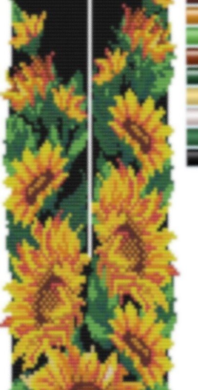 Набір гердану ''Сонячна краса'', за схемою Юлії Савкової
