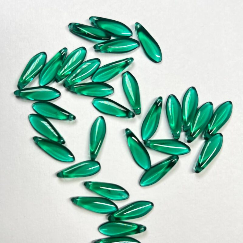 Намистини DAGGERS 50720, прозорий бірюзовий