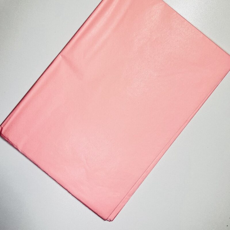 Папір Тишью, розовий , 700х500