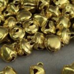 Бубончики-дзвіночки декоративні 7х9 мм, золото