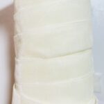Оксамитова стрічка декоративна , молочна 2,5см