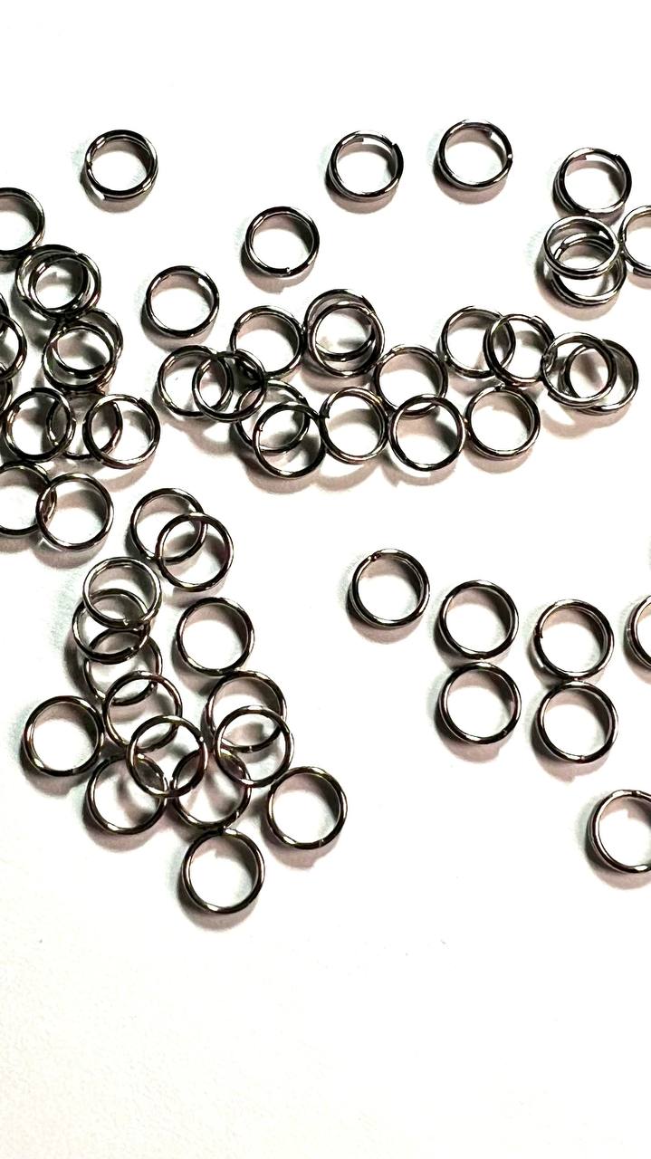 З'єднувальні кільця подвійні 6 мм, нержавіюча сталь З'єднувальні кільця подвійні 6 мм, нержавіюча сталь