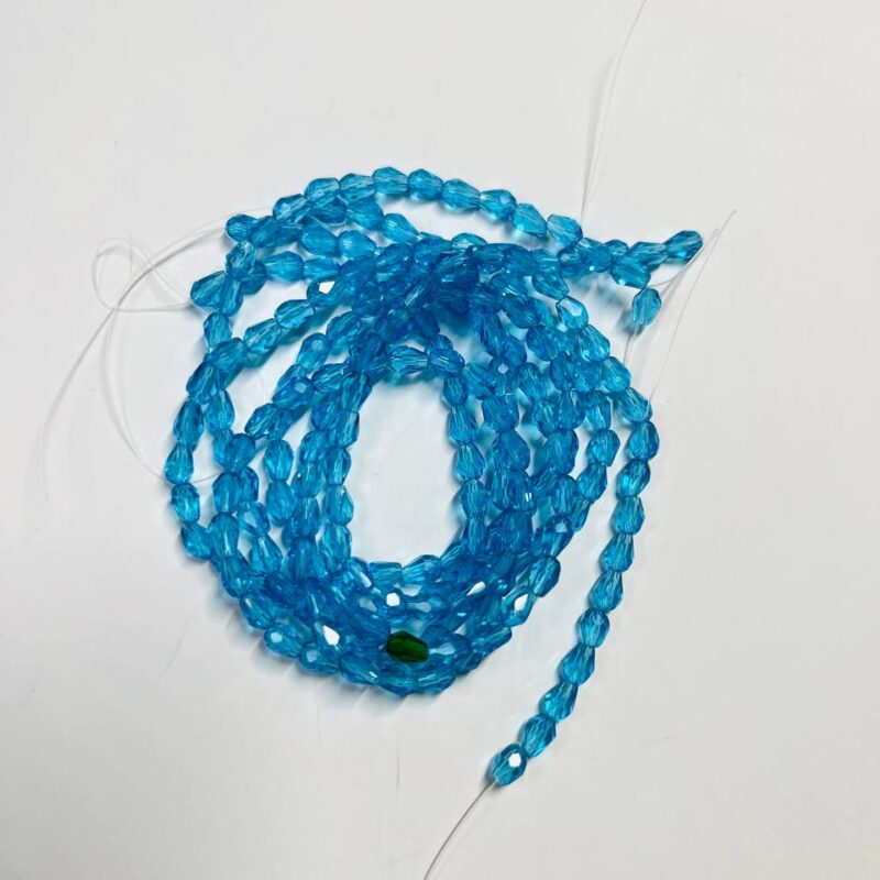 Капелька 4х6, голуба прозора