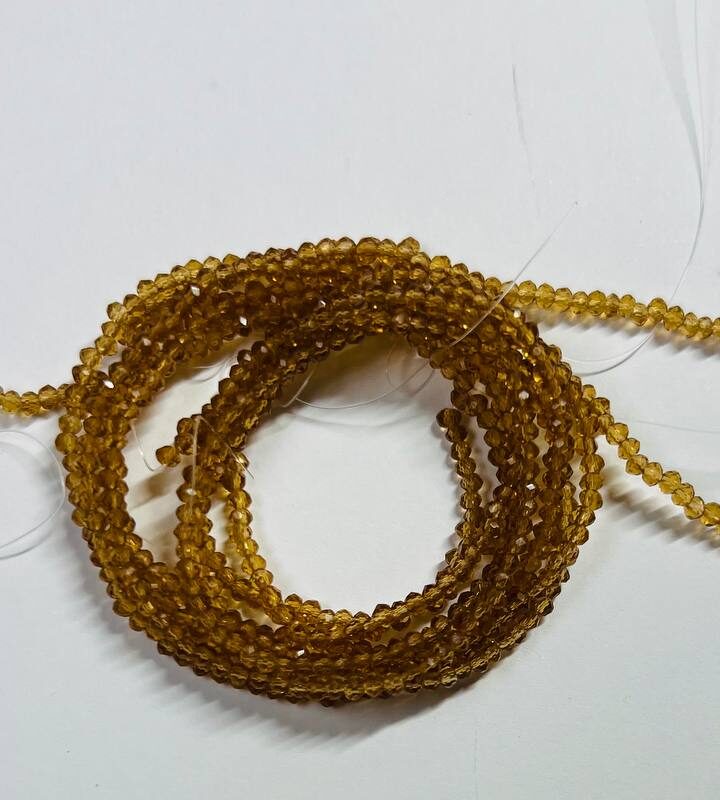 Ронделі 2 мм, медовий 10070