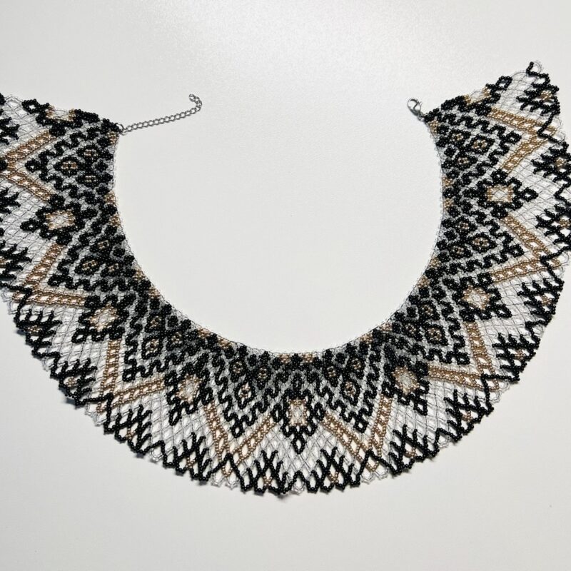 Силянка ”Латте” ( чорна, прозора, золото), за схемою Катерини Степась