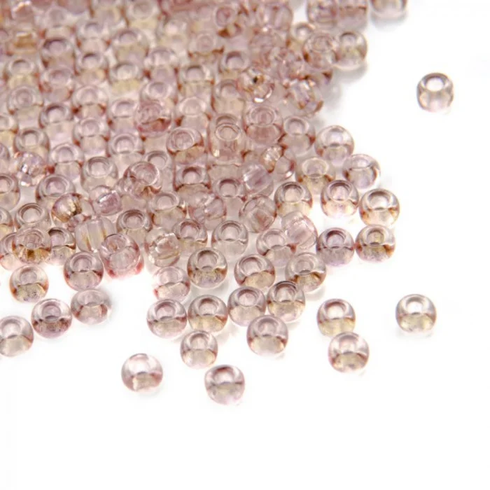 01113 10/0 чеський бісер Preciosa, коричневий, кристальний сольгель