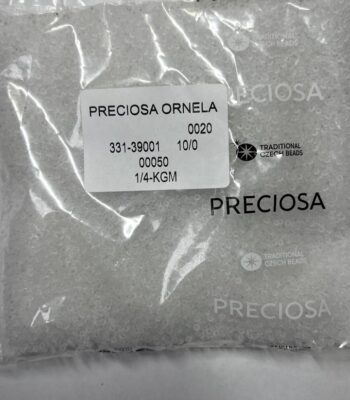 00050 matt 10/0 чеський бісер Preciosa, кришталевий, прозорий матовий