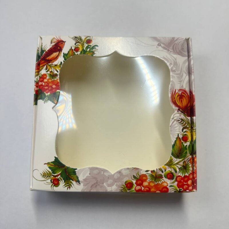 Коробочка 10х10х3, калина