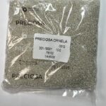 78102 10/0, 250 грам чеський бісер Preciosa, кришталевий, прозорий з блискучим срібним отвором