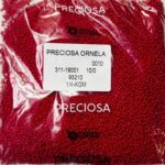 93210 10/0 250 грам  чеський бісер Preciosa, червоний темний, непрозорий
