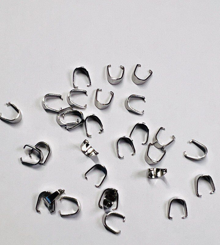 Підвіска до кулона нержавіюча сталь 4х8 мм