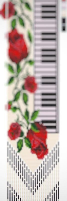 Набір гердану '' Музика'', за схемою Юлії Савкової