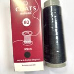 Нитка COATS Dabond 80 чорна 500м