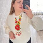 Гердан ''Сонях мак на білому''