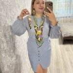 Гердан ''Акварельні іриси''